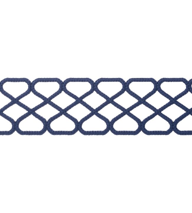 Ripley Applique Trimming by Thibaut Navy
