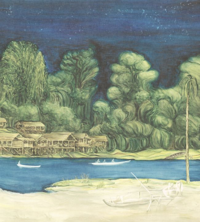 Riva Mural by Arte Blue Sunset