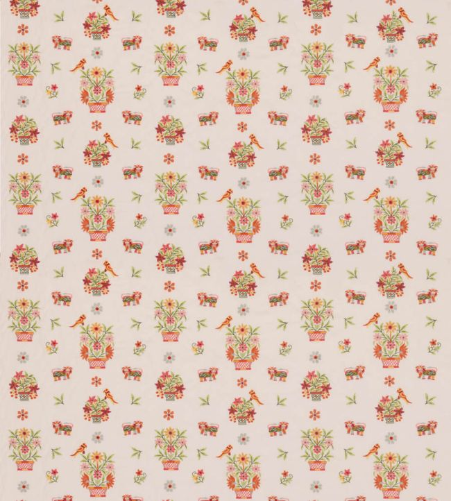 Roar Stitch Fabric by GP & J Baker Green