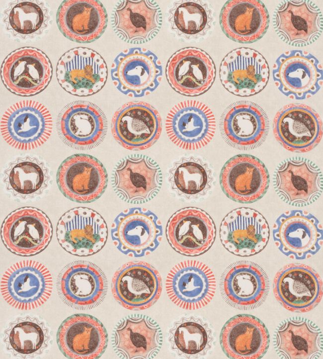 Robina's Dinner Party Fabric by GP & J Baker Jewel