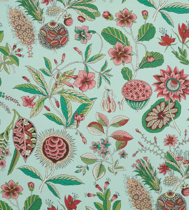 Roca Redonda Wallpaper by Schumacher Mineral & Pink