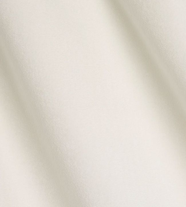 Rocky Performance Velvet Fabric by Schumacher Blanc