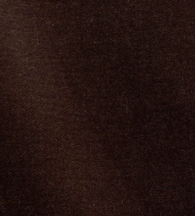 Rocky Performance Velvet Fabric by Schumacher Espresso