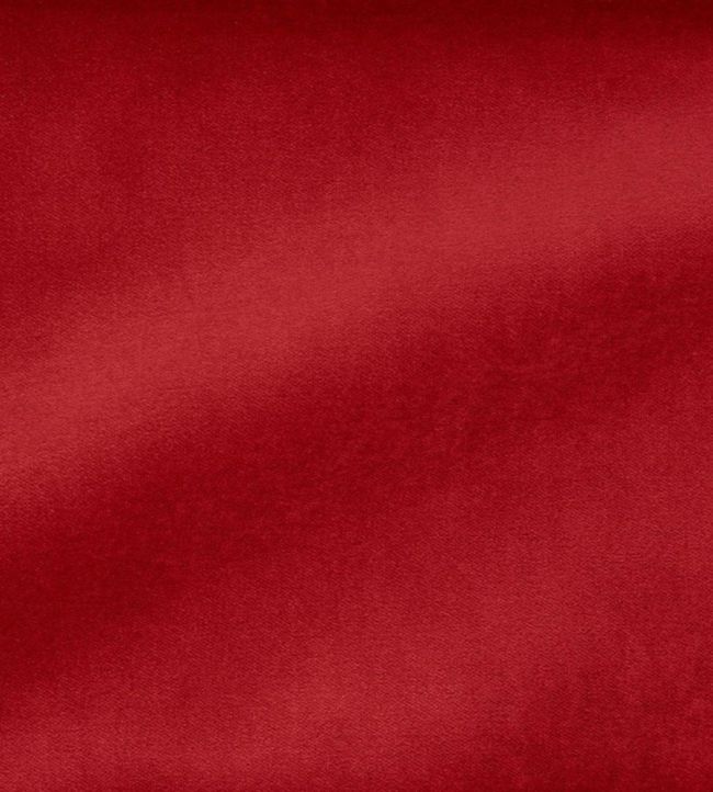 Rocky Performance Velvet Fabric by Schumacher Red