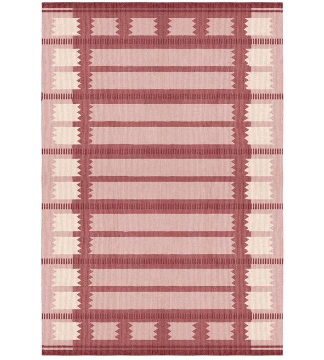 Layered Rollakan Iris rug Rasberry ROIRRA140200 Rasberry