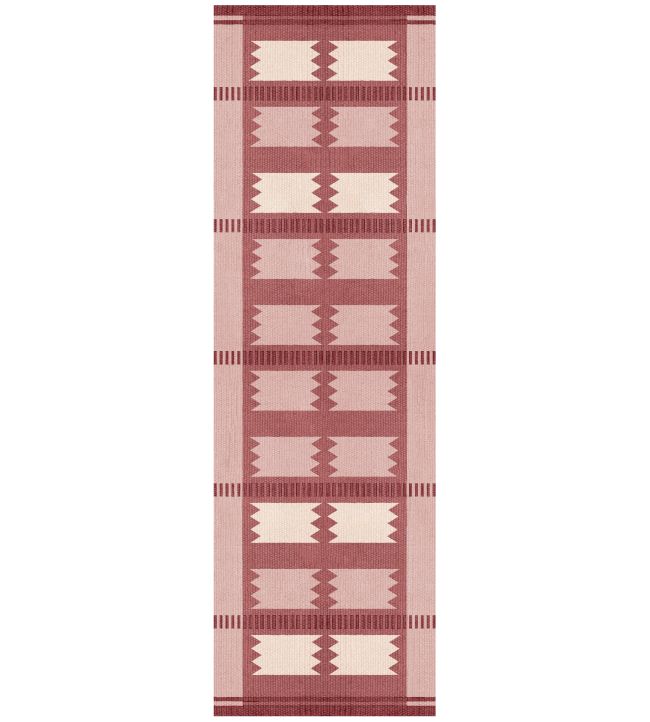 Layered Rollakan Iris Runner rug Rasberry ROIRRA75240 Rasberry