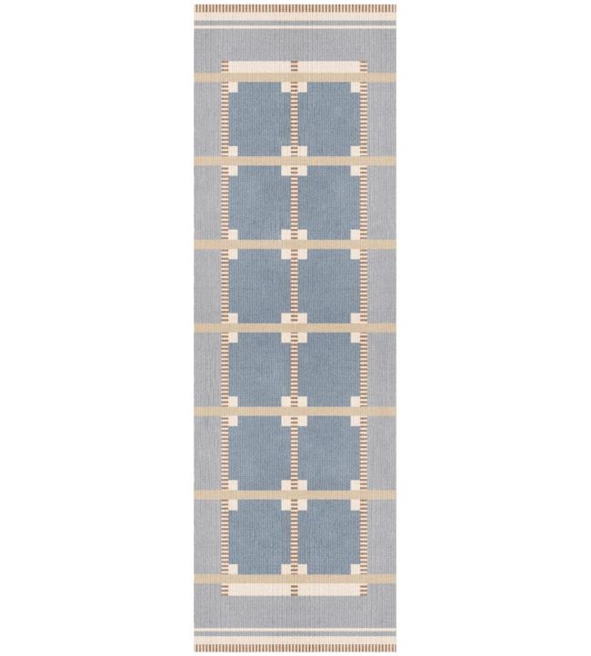 Layered Rollakan Ruth Runner rug Summer Sky RORUSU75240 Summer Sky