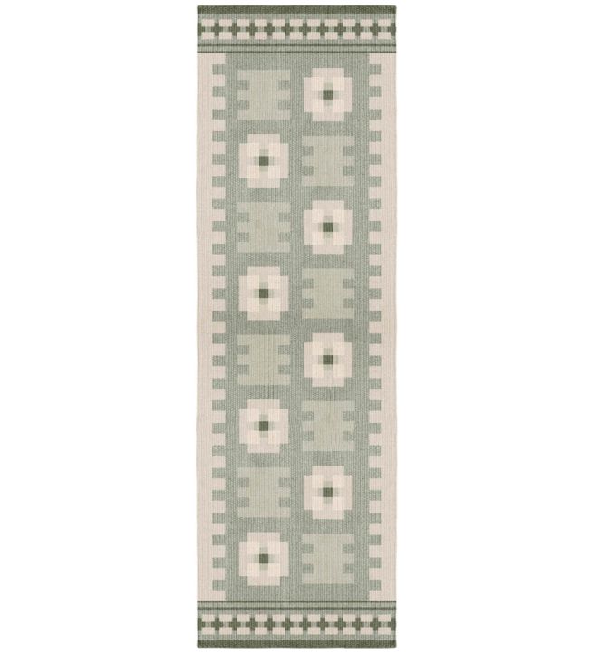 Layered Rollakan Selma Runner rug Sage ROSESA75240 Sage