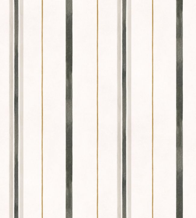 Rolling Stripes Wallpaper by Coordonne Black