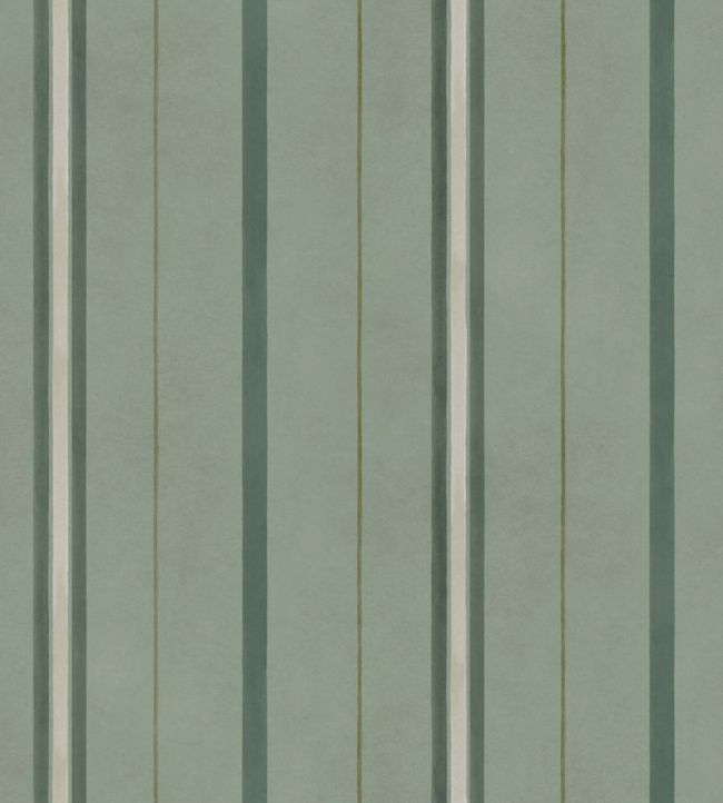 Rolling Stripes Wallpaper by Coordonne Sage