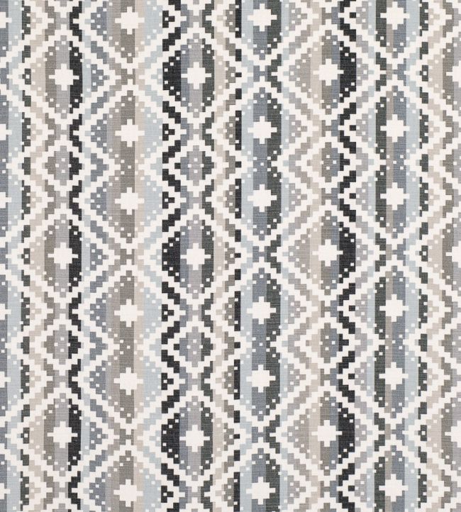 Takana Fabric by Romo Grey Seal