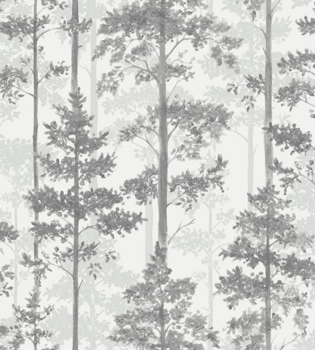 Ronja Wallpaper by Borastapeter Grey