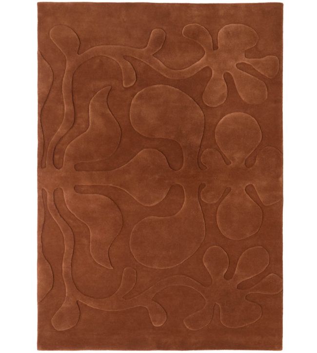 Nanimarquina Rooted rug Terracotta 01EAMROOROJ03 Terracotta