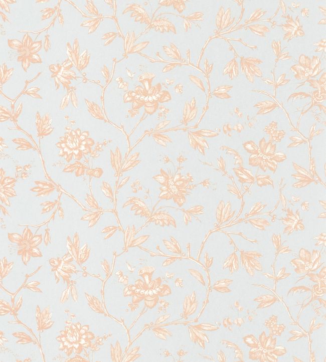 Rosa Wallpaper by Casadeco Rose Peche