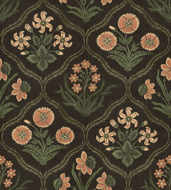 Rosa Wallpaper by Sandberg Charcoal