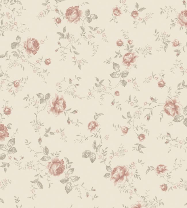 Rose Garden Wallpaper by Borastapeter Cream