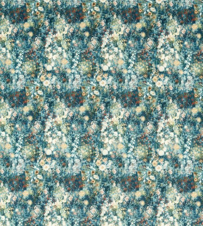 Rosedene Fabric by Studio G Denim / Spice
