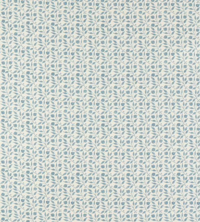 Rosehip Outdoor Fabric by Morris & Co Mineral Blue