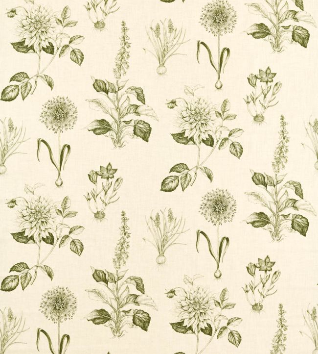 Roseraie Fabric by Clarke & Clarke Sage
