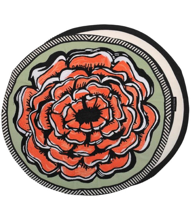 Roseron Cushion Ø 45cm by Christian Lacroix Tomate