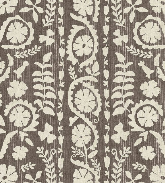 Rosetta Fabric by Lewis & Wood Cinders