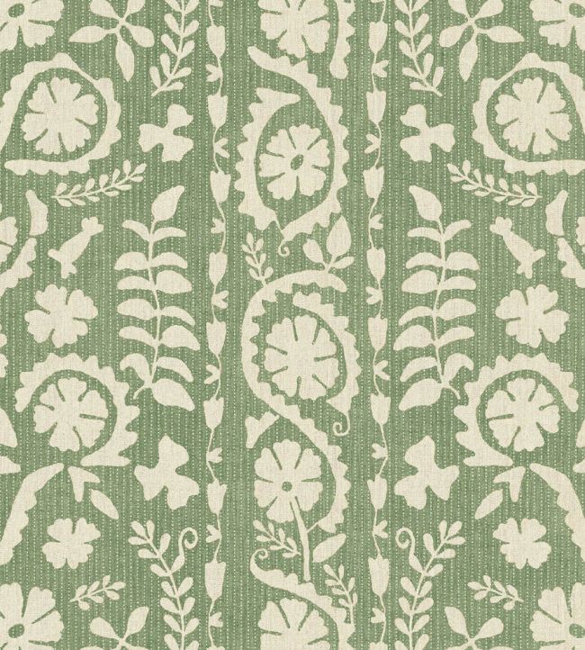 Rosetta Fabric by Lewis & Wood Fern
