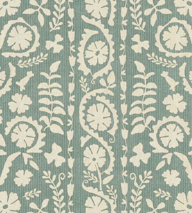 Rosetta Fabric by Lewis & Wood Mineral