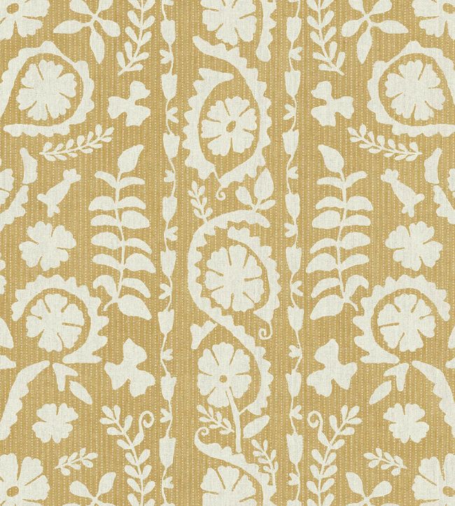 Rosetta Fabric by Lewis & Wood Saffron