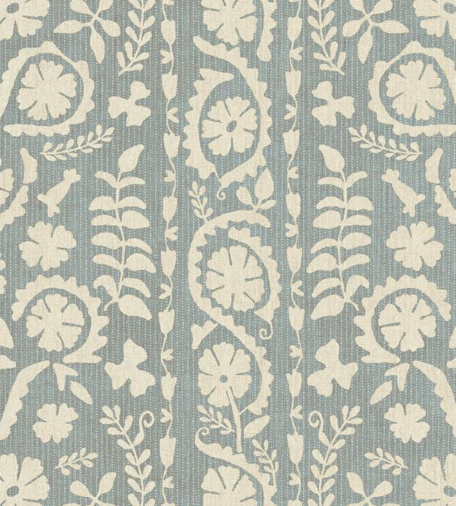 Rosetta Fabric by Lewis & Wood Smoke