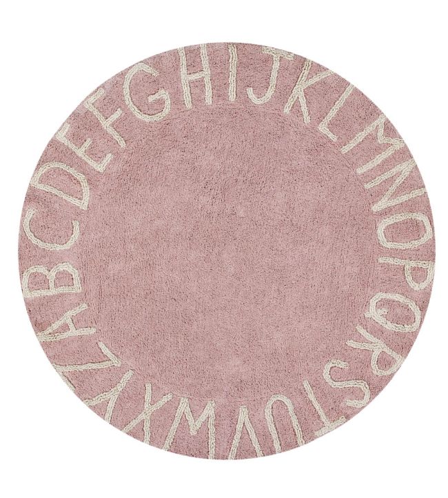 Lorena Canals Round ABC rug Nude Vintage C-ABC-VNN Nude Vintage