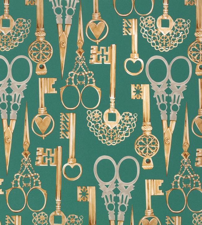 Roxanne Wallpaper by Romo Jade
