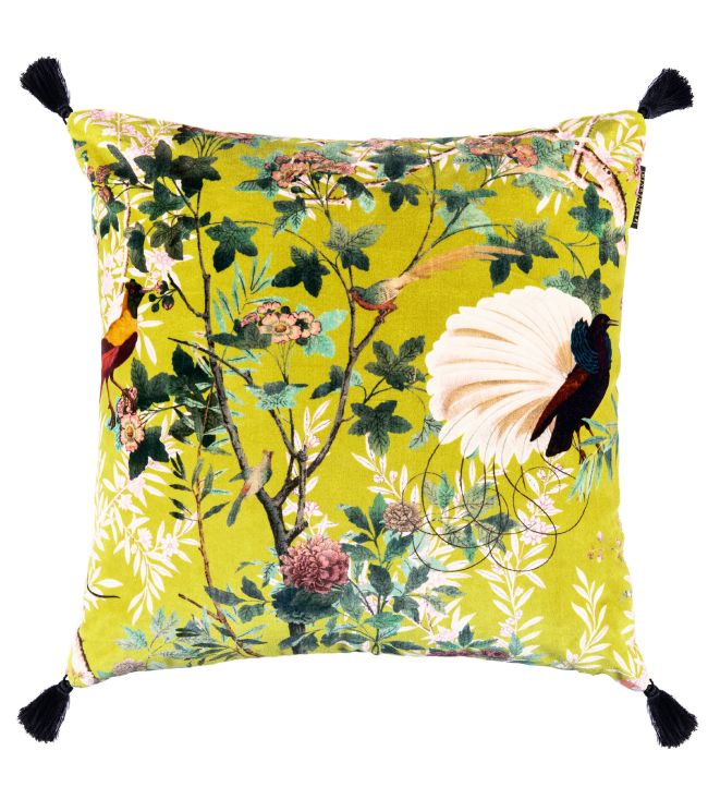 Royal Garden Cushion 50 x 50cm by MINDTHEGAP Yellow