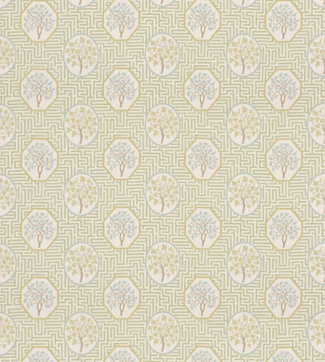 Royal Maze Fabric by GP & J Baker Sage