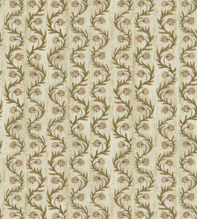 Rubia Wallpaper by Josephine Munsey Stone and Olive