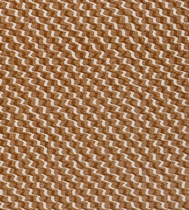 Ruffle Fabric by Fermoie Brown