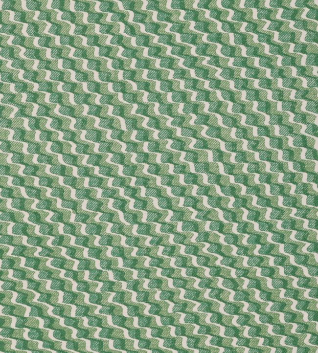 Ruffle Fabric by Fermoie Green