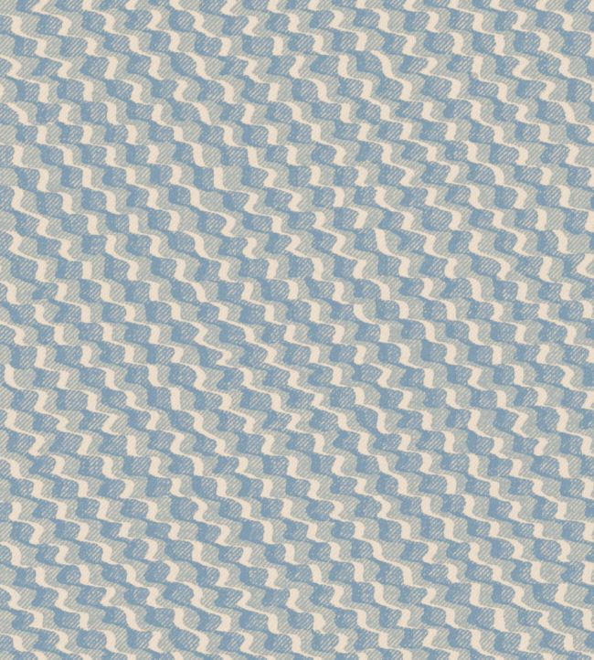 Ruffle Wallpaper by Fermoie Pale Blue