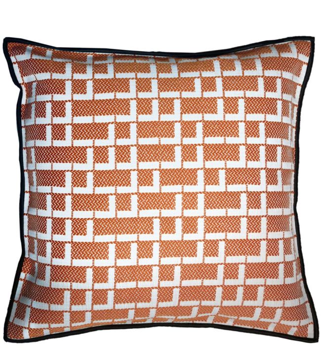 Rufolo Cushion 45 x 45cm by Maison Casamance Orange