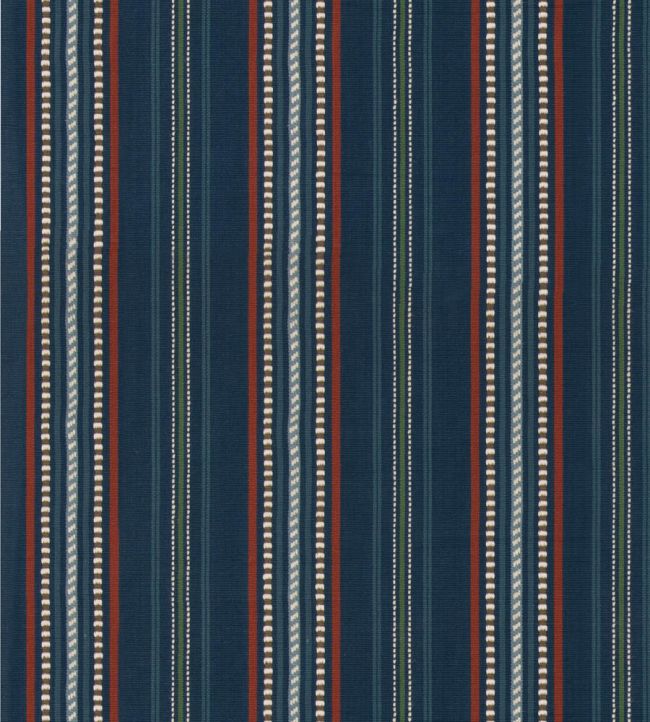 Rufus Stripe Fabric by GP & J Baker Indigo