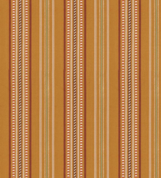 Rufus Stripe Fabric by GP & J Baker Ochre