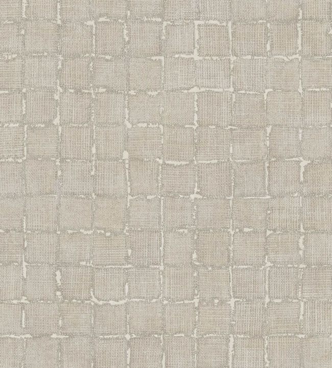 Rustic Check Wallpaper by Eijffinger Beige / Sand