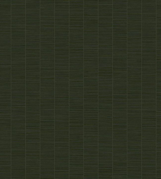 Rustic Stripe Wallpaper by Eijffinger Dark Green