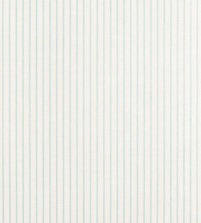Ryker Stripe Wallpaper by Thibaut Cream and Robin's Egg