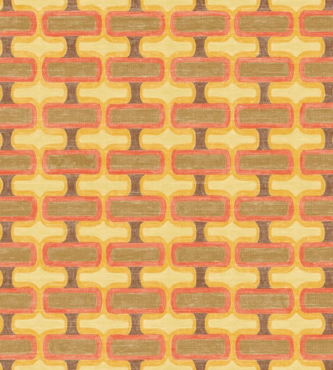 Rythme Wallpaper by Elitis Sienne Brulee