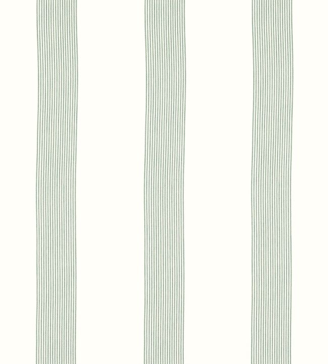 Sabine Stripe Fabric by Thibaut Aloe