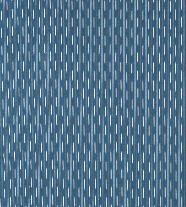Sabu Stripe Fabric by Sanderson Jodphur Blue