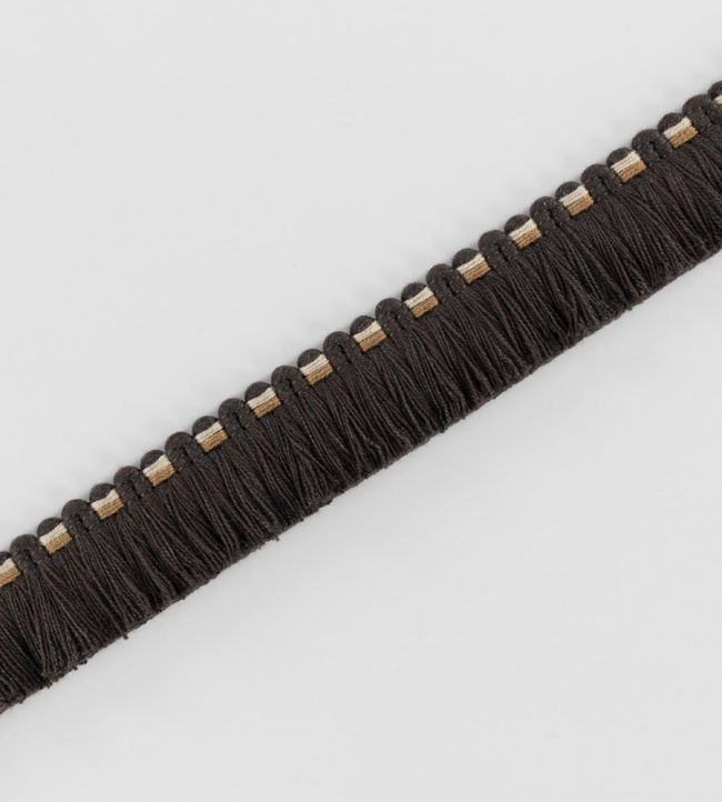Saffra Fringe Trimming by Romo Charcoal