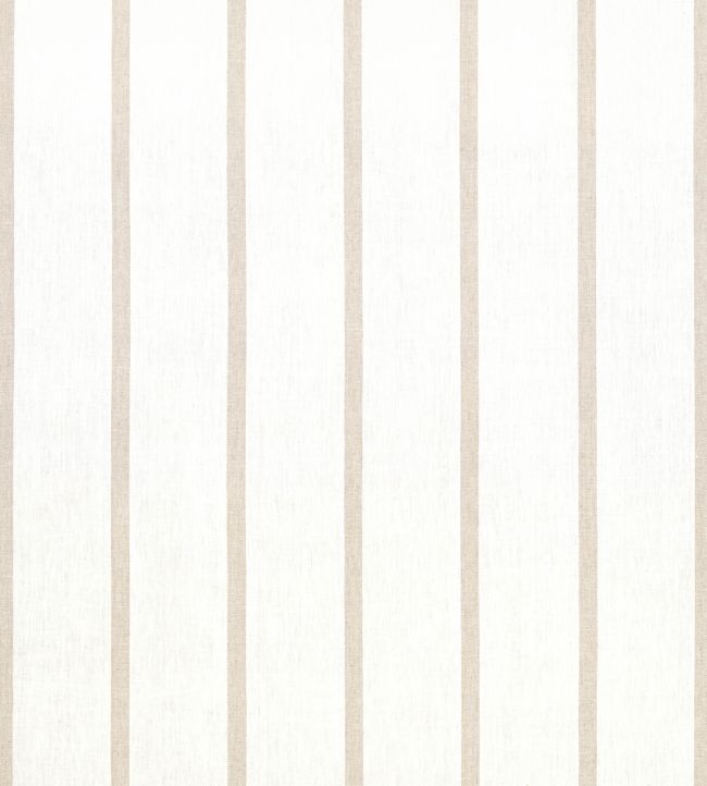 Sailing Stripe Fabric by Anna French Beige and White