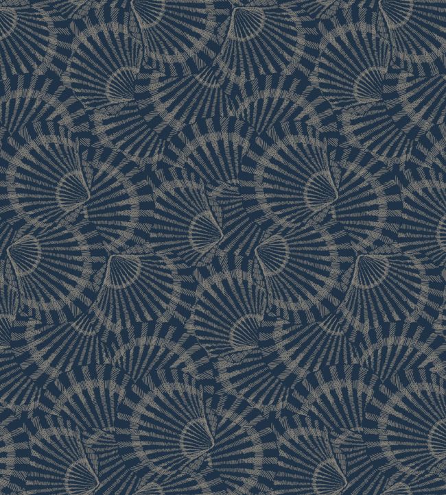 Saint Malo Wallpaper by Casadeco Bleu Orage