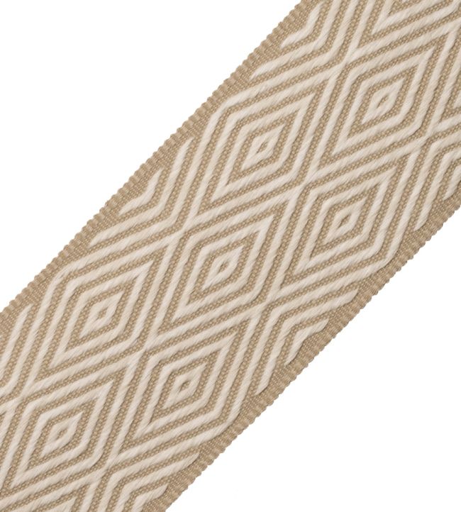 Saisons Diamond Border Trimming by Samuel & Sons Sand Dune